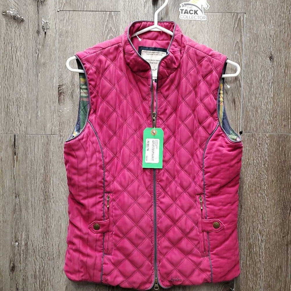 Quilt Vest, Zipper *vgc, mnr hair, snags & puckers