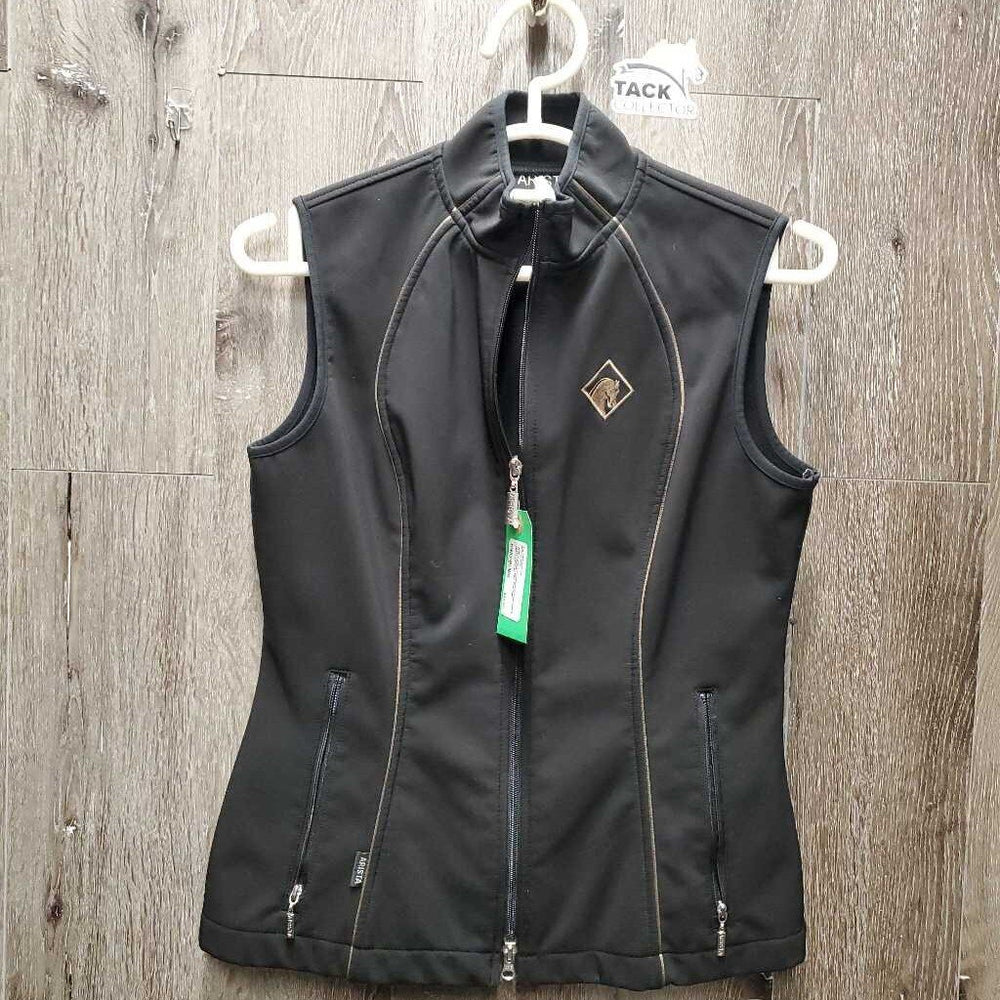 Light Technical Fleece Lined Vest, Zipper *vgc, mnr hair