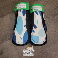 Pr Mesh Closed Boots, velcro *like new
