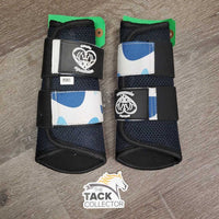 Pr Mesh Closed Boots, velcro *like new

