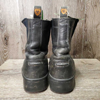 Paddock Boots, Zips *gc/fair, clean, rubs, faded, film, v.peeled inside & tongues