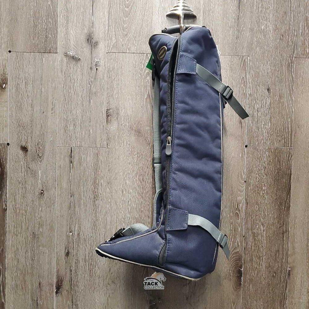 Padded Tall Boot Bag, Shoulder Strap *gc, dirt?stains & edge rubs
