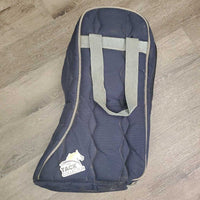 Padded Boot Bag, Shoulder Strap *gc, dirt?stains & edge rubs, older
