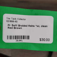 Pr Soft Braided Reins *xc, clean
