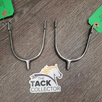 Pr Fine POW Spurs *gc, widened, rubs, scuffs & stains
