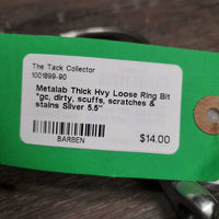 Thick Hvy Loose Ring Bit *gc, dirty, scuffs, scratches & stains
