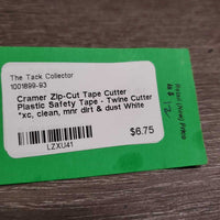 Cramer Zip-Cut Tape Cutter Plastic Safety Tape - Twine Cutter *xc, clean, mnr dirt & dust
