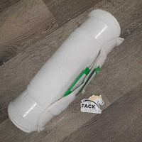 Pr Fleece No Bow Wraps *gc, clean, dingy, pilly, mnr hair, undone edges
