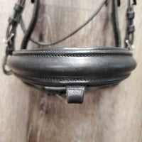 Rsd Padded Monocrown Bridle, crank, buckles *gc, NO Flash, clean, rubs, scrapes, creases, chews?, older
