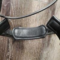 Rsd Padded Monocrown Bridle, crank, buckles *gc, NO Flash, clean, rubs, scrapes, creases, chews?, older
