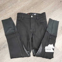 JUNIORS Euro Seat Breeches *vgc, v.pulled seat seam, mnr rubs & pills
