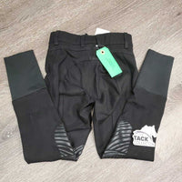 JUNIORS Euro Seat Breeches *vgc, v.pulled seat seam, mnr rubs & pills
