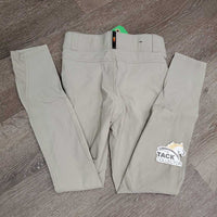 JUNIORS Euro Seat Breeches *gc, older?, mnr stains, seam puckers, rubs, pills discolored seat & legs
