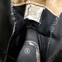 JUNIORS Paddock Boots, zips *vgc, clean, mnr scrapes, rubs, torn tongue, undone stitching
