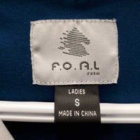 LS Show Shirt, zipper, buttons *gc, dingy, snags, thread, older