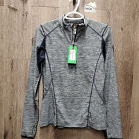 LS Sun Shirt, 1/4 Zip Up, mesh sleeves *xc