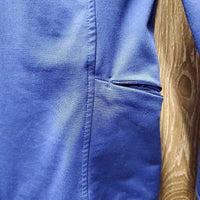 Light Fleece Lined Shirt, 1/2 Zip Up *vgc, hair, seam puckers
