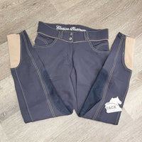 Euroseat Breeches *gc, faded, discolored, mnr rubs & pills
