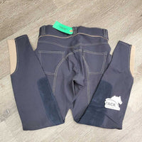 Euroseat Breeches *gc, faded, discolored, mnr rubs & pills
