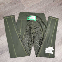 JUNIORS Lined Winter Sticky Seat Riding Tight Breeches, Pull On *gc, rubs, pills, snags, seam rubs, shrunk?
