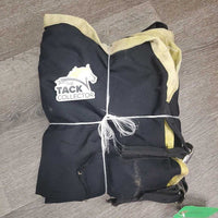 Nylon Rain Sheet?, 2 legs *gc, older, 0 wpf, faded, frays, pills, tears, threads, mnr dirt, unstitched, snags, repairs
