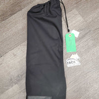 Leather Half Chaps, Back Zips, Bag, tag *new