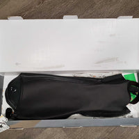Leather Half Chaps, Back Zips, Box, tag *new