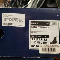 MENS Paddock Boots, Zips, Box, tag *new