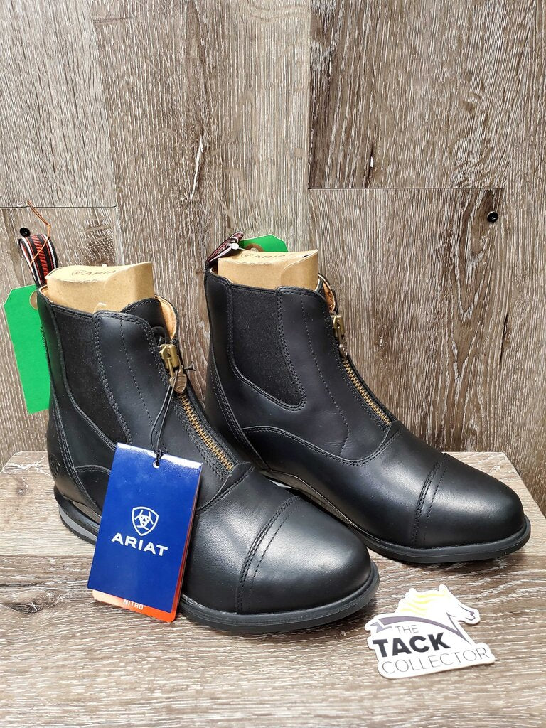 Paddock Boots, Zips, Box, Tag *new