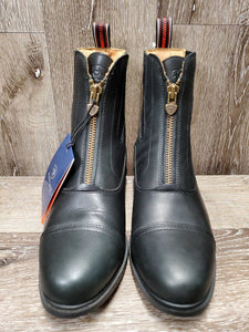 MENS Paddock Boots, Zips, Box, Tag *new