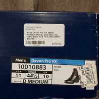 MENS Paddock Boots, Zips, Box, tag *new