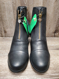 Paddock Boots, Zips, Box, Tag *new