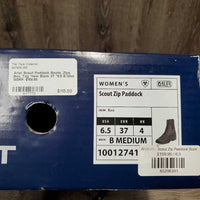 Paddock Boots, Zips, Box, Tag *new
