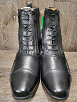 Paddock Boots, Laces, Side Zips, Box, Tag *new
