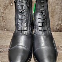 Paddock Boots, Laces, Side Zips, Box, Tag *new
