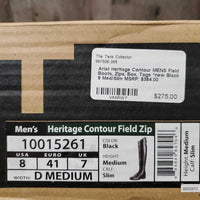 MENS Field Boots, Zips, Box, Tags *new
