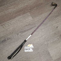 Riding Crop Whip, handle *gc, bent, dirt, stains, faded
