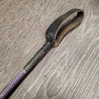 Riding Crop Whip, handle *gc, bent, dirt, stains, faded
