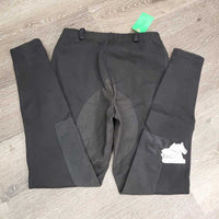 Hvy Cotton Full Seat Sticky Breeches *gc, mnr hair, faded, mnr dirt?stains, older?
