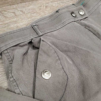 Full Seat Breeches *gc, older, seam puckers, stains, threads, discolored, faded
