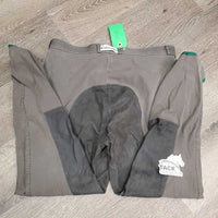 Full Seat Breeches *gc, older, seam puckers, stains, threads, discolored, faded
