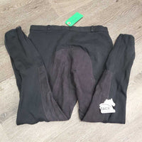 Hvy Cotton Full Seat Breeches *gc, faded, v.rubbed & pilly, older, unstitched seam
