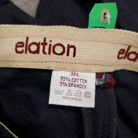 Hvy Cotton Full Seat Breeches *gc, faded, v.rubbed & pilly, older, unstitched seam
