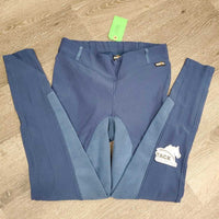 Full Seat Ribbed Riding Tight Breeches, Pull On *vgc, older, mnr hair, inside rubs & pills
