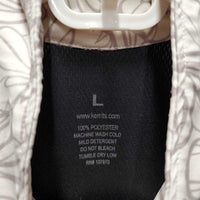 SS Shirt, 1/2 Zip up, Mesh *gc, seam puckers & frays, mnr snags, rubs & pills