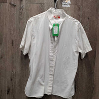 SS Show Shirt *fair, older, dingy, seam puckers
