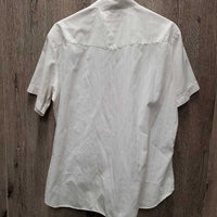 SS Show Shirt *fair, older, dingy, seam puckers
