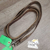 Pr Thick Stirrup Leathers *fair, older, v.rubbed, dry, faded, stains, dents, film, dirty
