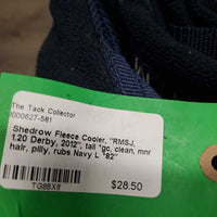 Fleece Cooler, "RMSJ, 1.20 Derby, 2012", tail *gc, clean, mnr hair, pilly, rubs
