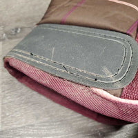 Tall Front & Hind Shipping Boots *vgc/xc, clean & mnr dirt, hair, loose threads & rubs, older
